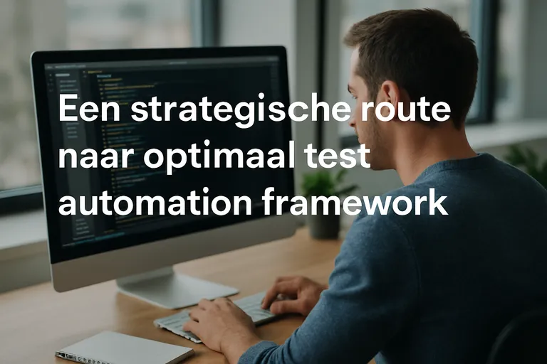 Een strategische route naar optimaal test automation framework