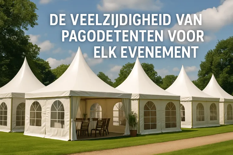De veelzijdigheid van pagodetenten voor elk evenement